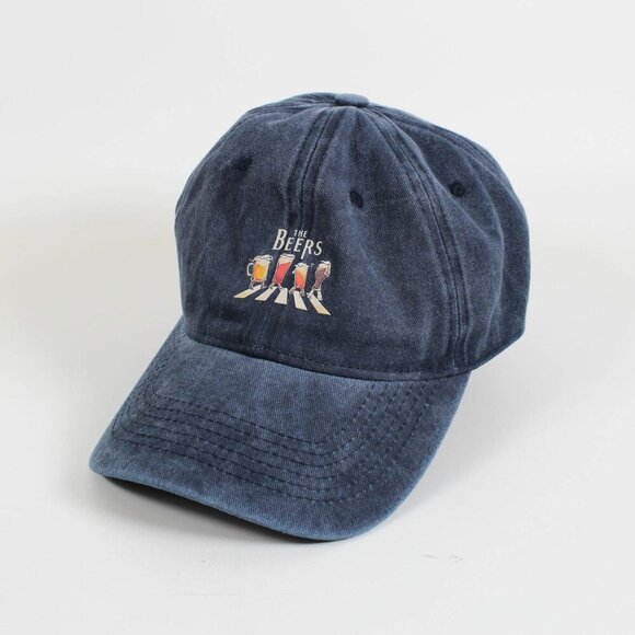 The Beers Abbey Road Baseball Cap - NEW (Blue) - Picture 1 of 4